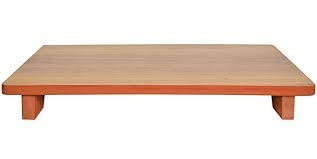 Umark Solid Wood Sitting Stool - Wooden Patla for Pooja & Daily Use