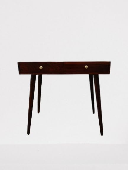 Umark Sheesham Wood Study Table with 2 Drawers & Open Storage