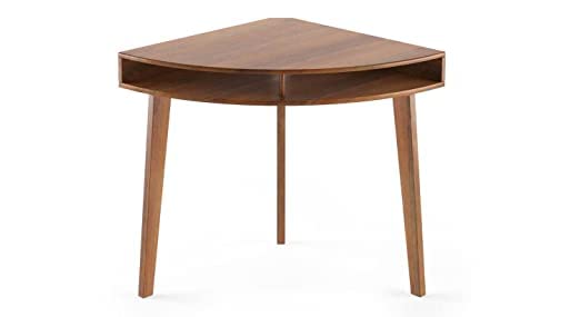 Sheesham Wood Corner Study Table - main view