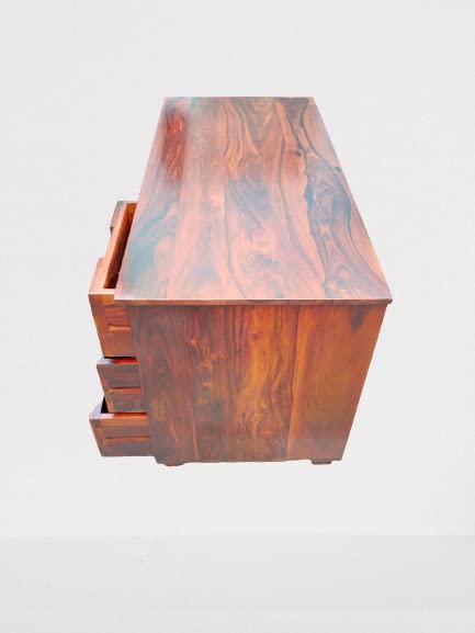 Umark Sheesham Wood Computer Table with 3 Drawers