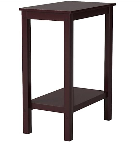 Narrow Bedside Corner Sofa Table - additional view