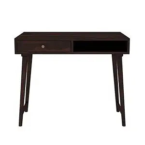 Umark Sheesham Wood Computer Study Desk Table with 1 Drawer, Natural