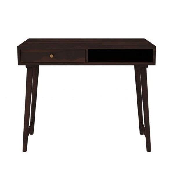 Umark Sheesham Wood Computer Table with Storage & Drawer
