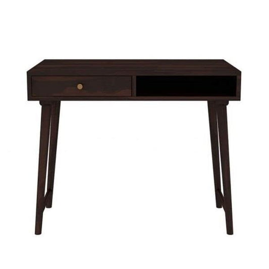 Umark Sheesham Wood Computer Table with Storage & Drawer