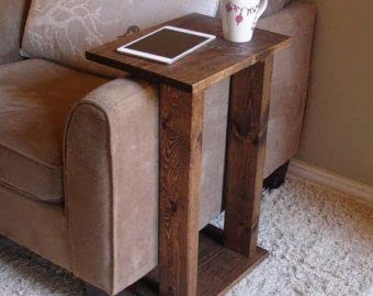 Wooden Sofa Arm Rest Tray Table Stand - main view