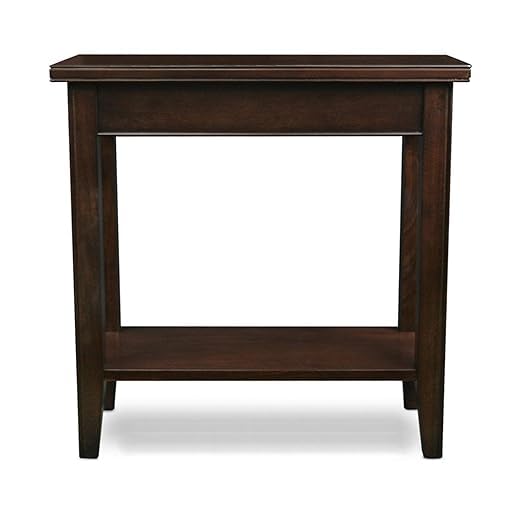 Chairside End Table - Espresso Finish - additional view