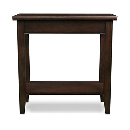 Chairside End Table - Espresso Finish - additional view