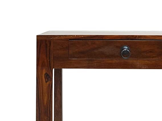 Umark Sheesham Wood Computer Laptop Table with 2 Storage Drawers
