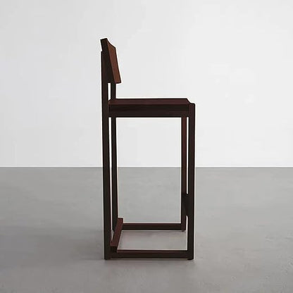 Sheesham Wood Rectangular Bar Stool - additional view