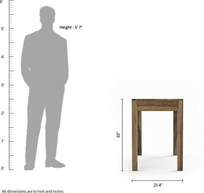 Umark Sheesham Wood Study Table with 2 Drawers - Home Office