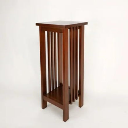 Wooden Plant Stand - Honey Finish - main view