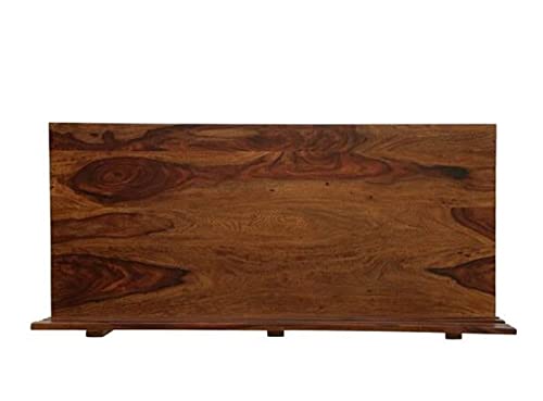 Umark Sheesham Wood Study Table - Teak Finish