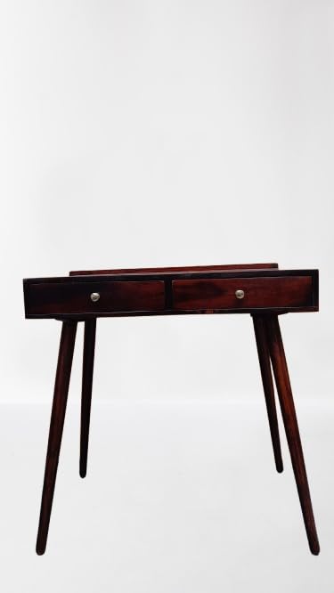 Umark Study Table Sheesham Wood Computer Laptop Table with 2 Storage