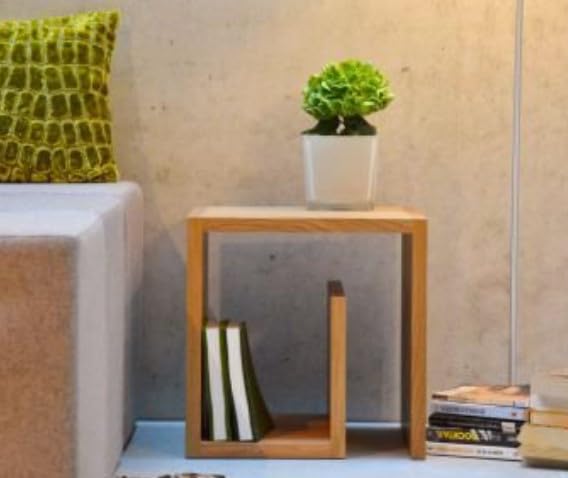 Sheesham Wood Bedside End Table - main view