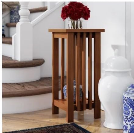 Wooden Plant Stand - Honey Finish - additional view