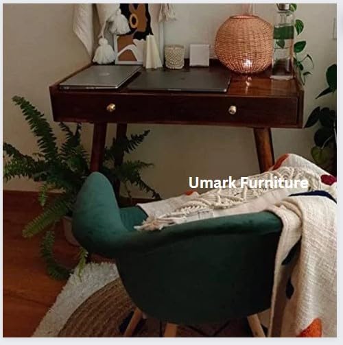 Umark Sheesham Wood Multipurpose Study Table with 2 Storage Drawers