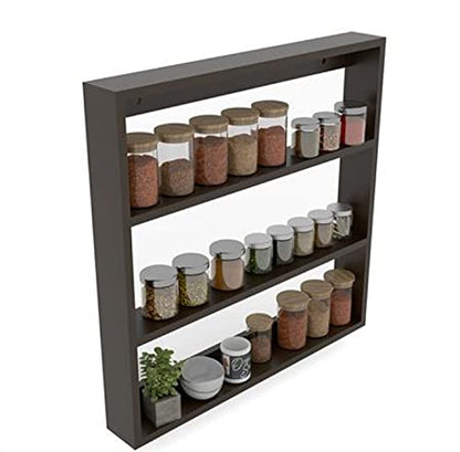 Umark Sheesham Wood Wall Shelf for Kitchen - Walnut Finish, 30 Inch