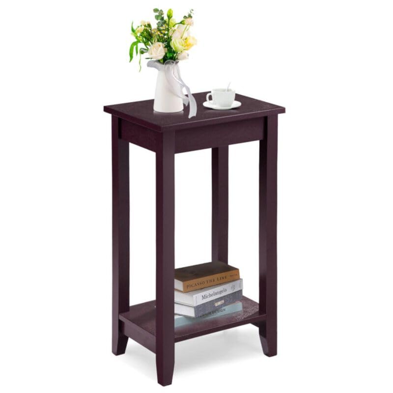 Sheesham Wood Tall Side Table / Long Bar Table - main view