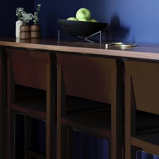Sheesham Wood Rectangular Bar Stool - additional view