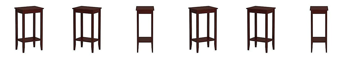 Tall Side Table with Lower Shelf - additional view