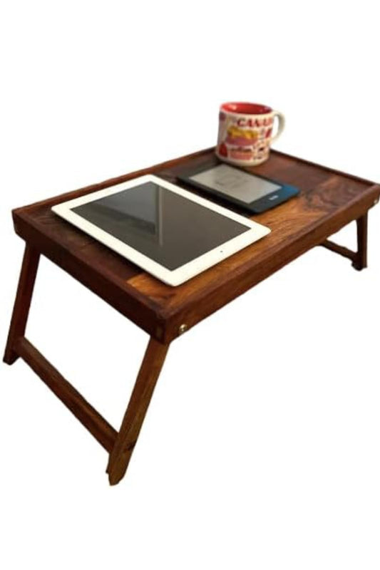 Umark Solid Wood Foldable Laptop Lap Desk & Tray Table