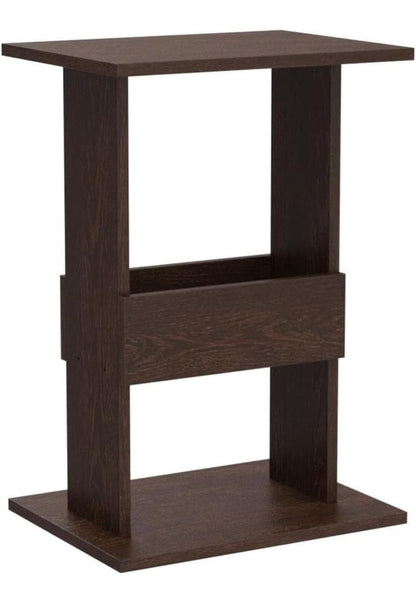 Umark Modern Side End Table with Magazine Storage, 3-Tier Wooden