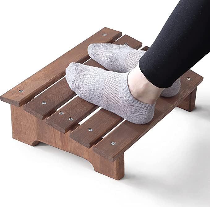 Sheesham Wooden Footrest - main view