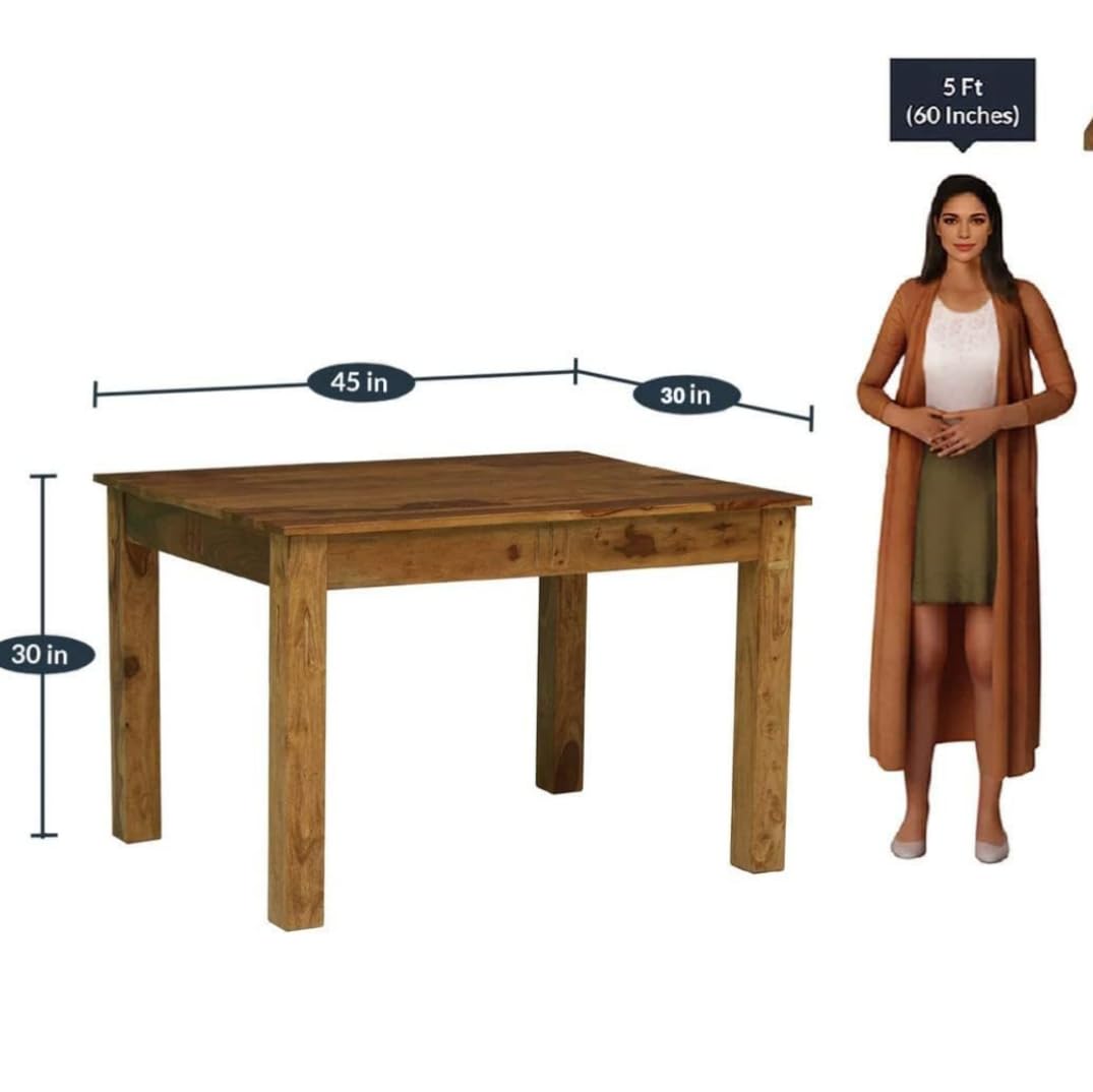Rustic Solid Wood Dining Table - additional view