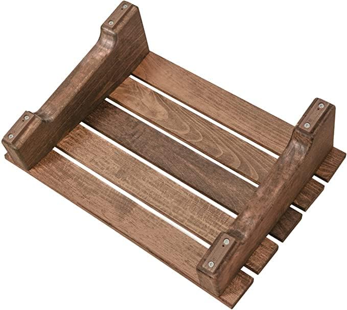 Umark Sheesham Wood Ergonomic Footrest - Under Desk Leg Rest