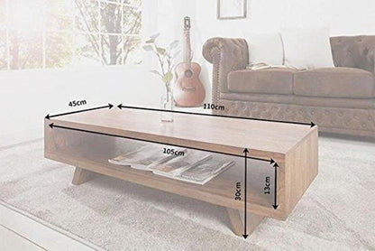 Umark Sheesham Wood Bicca Coffee Table for Living Room, Rectangular