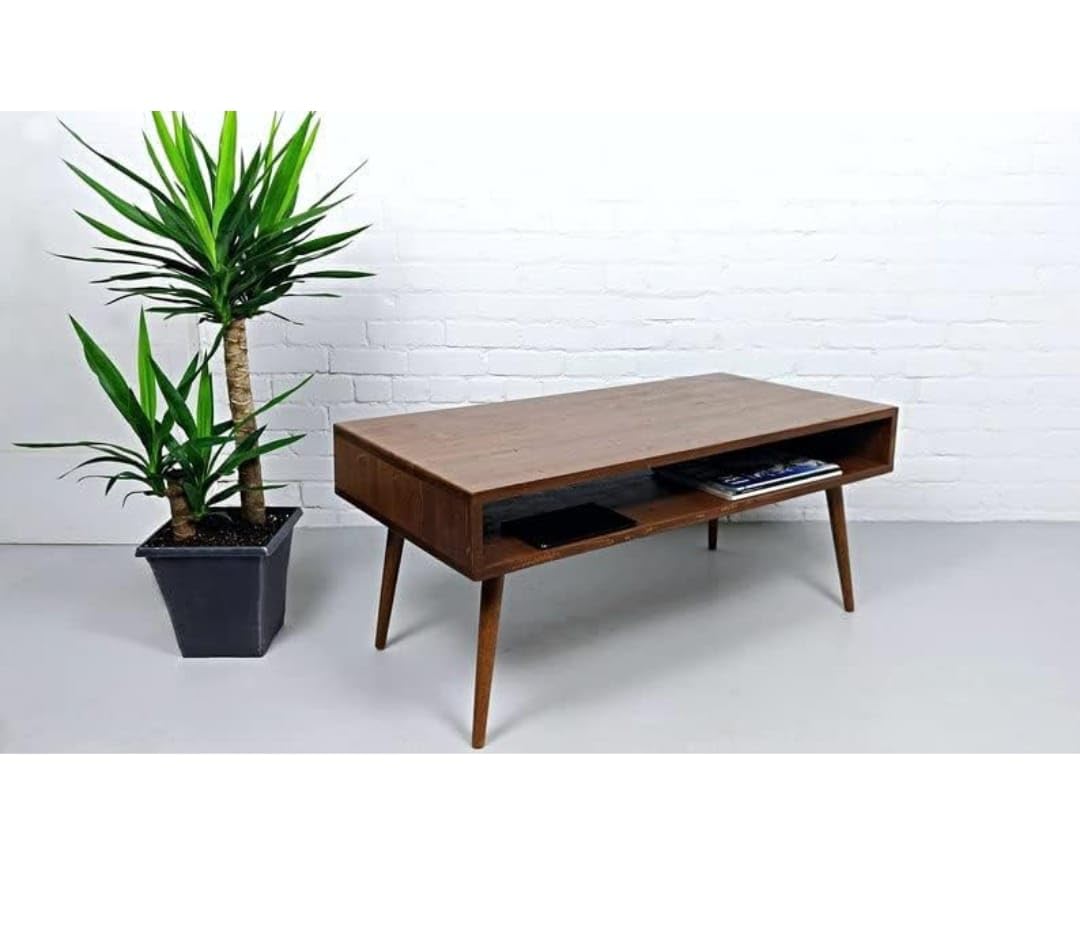 Solid Wood Center/Coffee Table with Storage - additional view