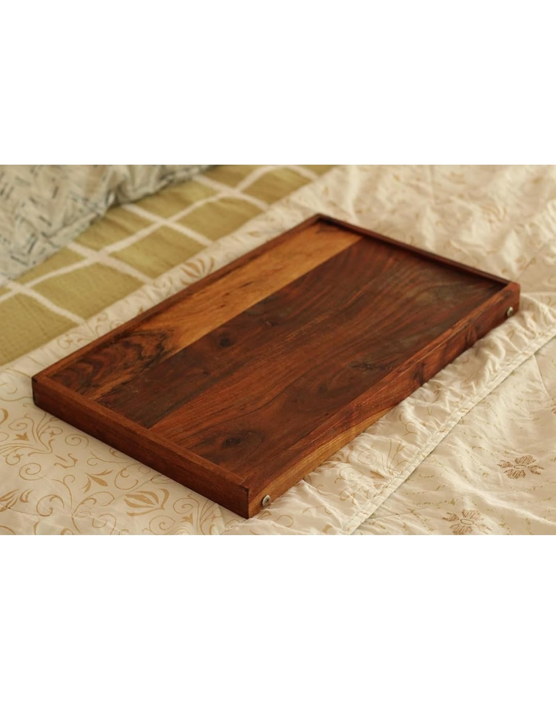 Wooden Multipurpose Solid Tray Table, lapdesk for Writings Foldable