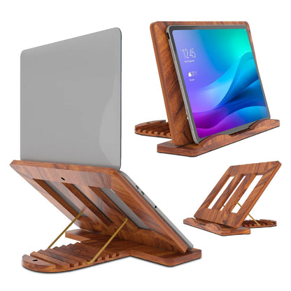 Umark Sheesham Wood Portable Laptop Stand - Handmade