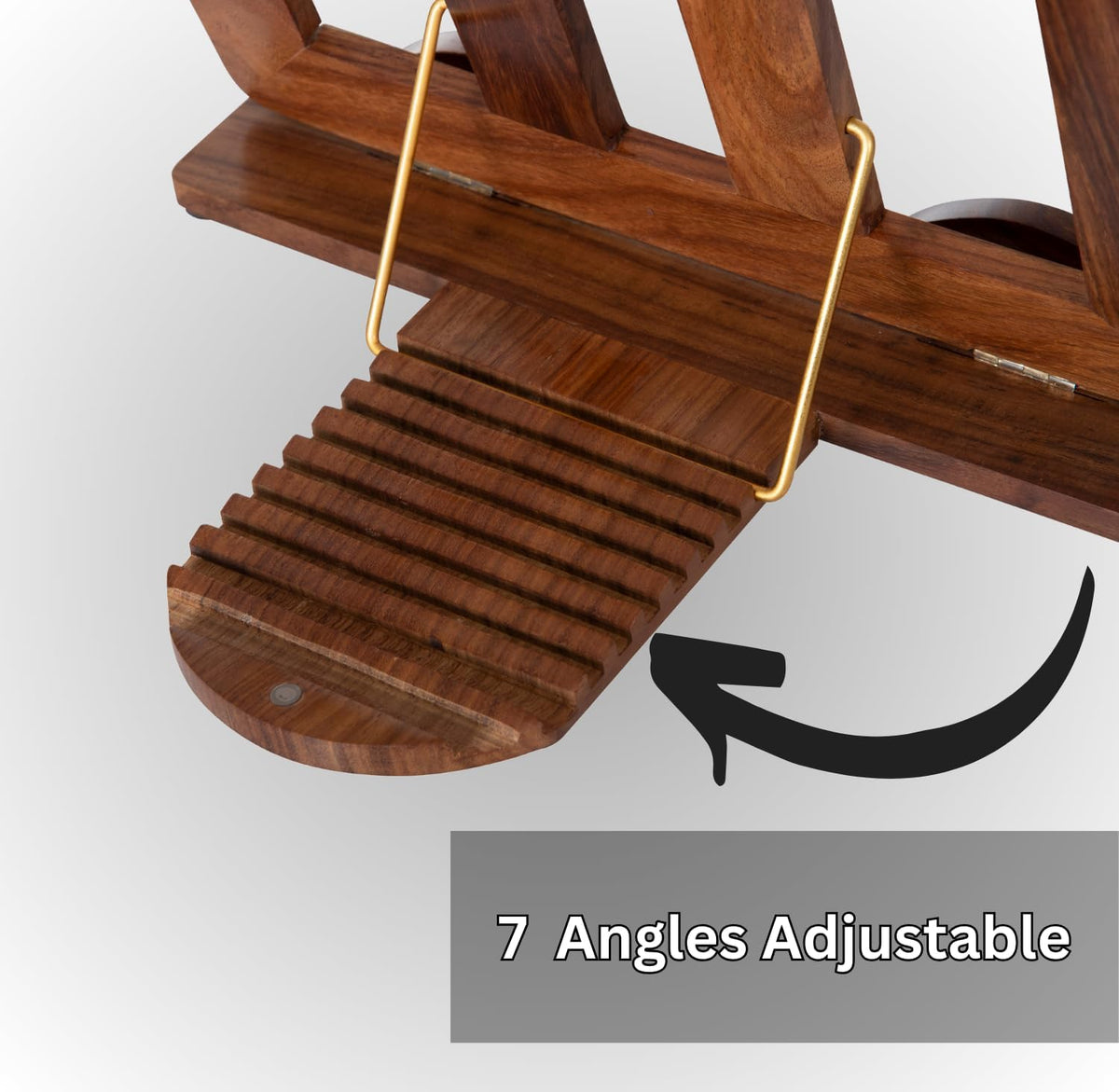 Umark Sheesham Wood Portable Laptop Stand - Handmade