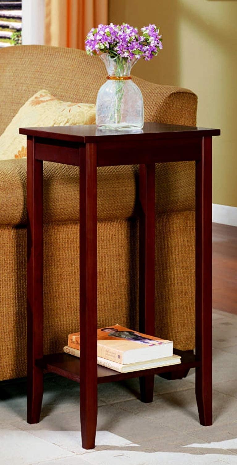 Tall Side Table with Lower Shelf - additional view