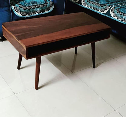 Solid Wood Center/Coffee Table with Storage - main view