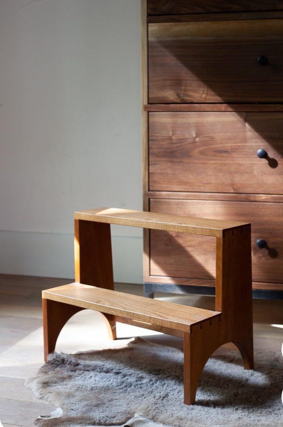 2-Tier Wooden Step Stool - additional view