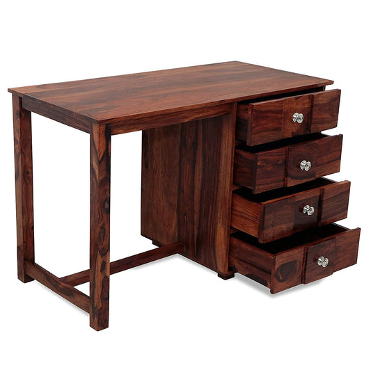 Umark Sheesham Wood Computer Study Table with 4 Drawers