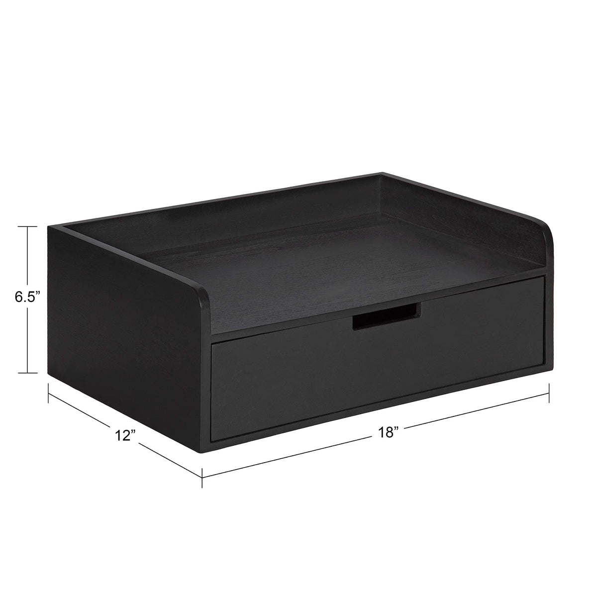 Umark Modern Floating Wall Shelf Side Table with Drawer, Wall Mounted