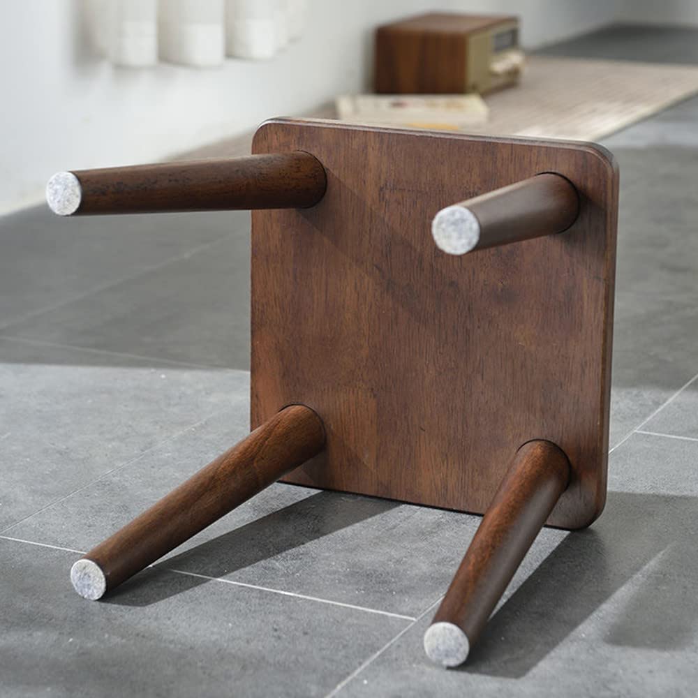 Solid Sheesham Wood Sitting Stool - 10 Inch - additional view