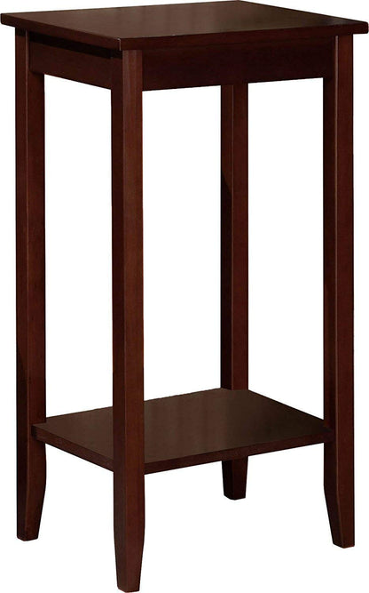 Umark Side Table with Lower Shelf Sheesham Wood for Home Decor Living