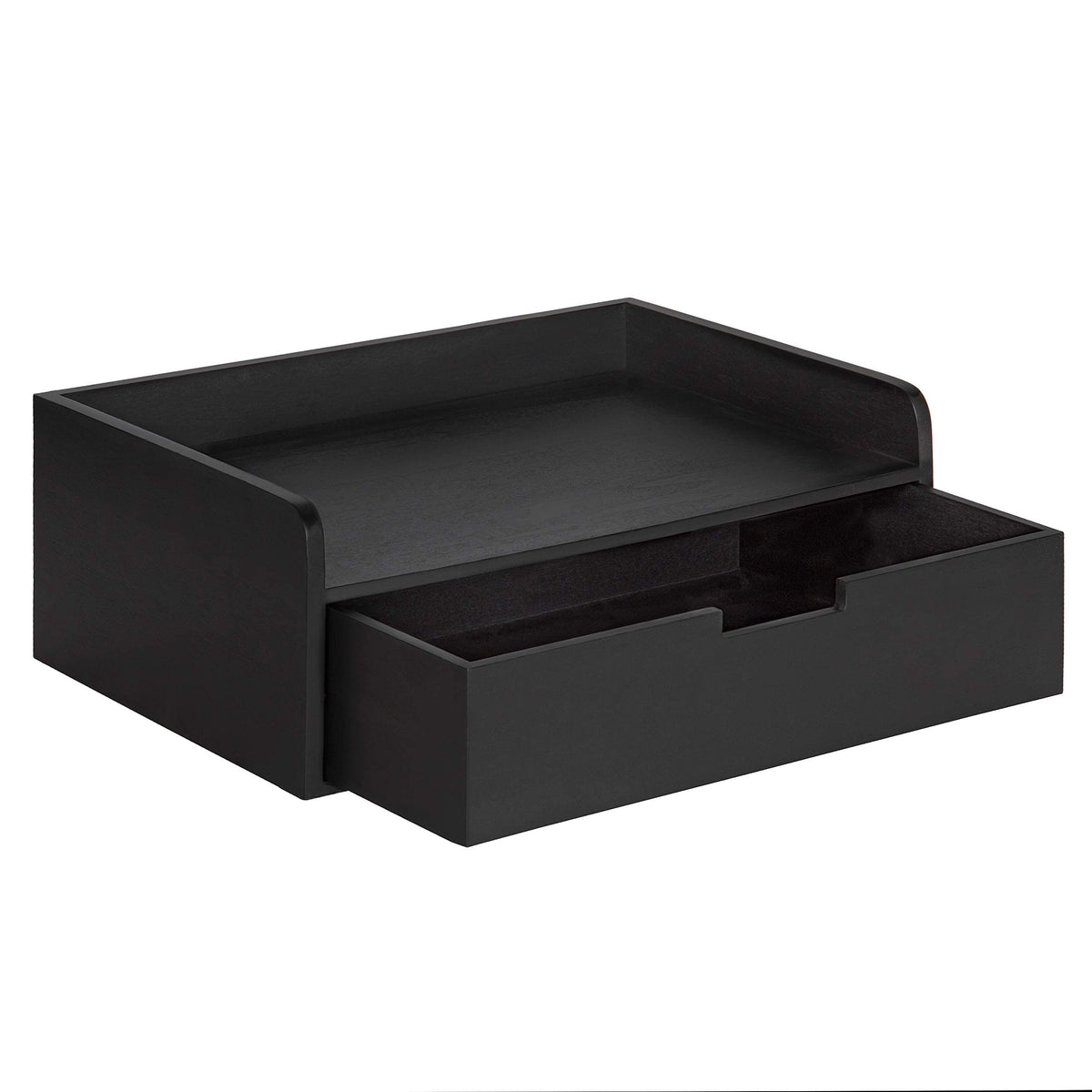 Umark Modern Floating Wall Shelf Side Table with Drawer, Wall Mounted
