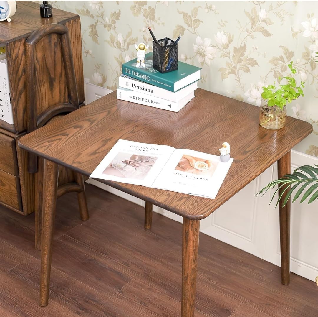 Solid Wood Dining Table - Dark Brown - additional view