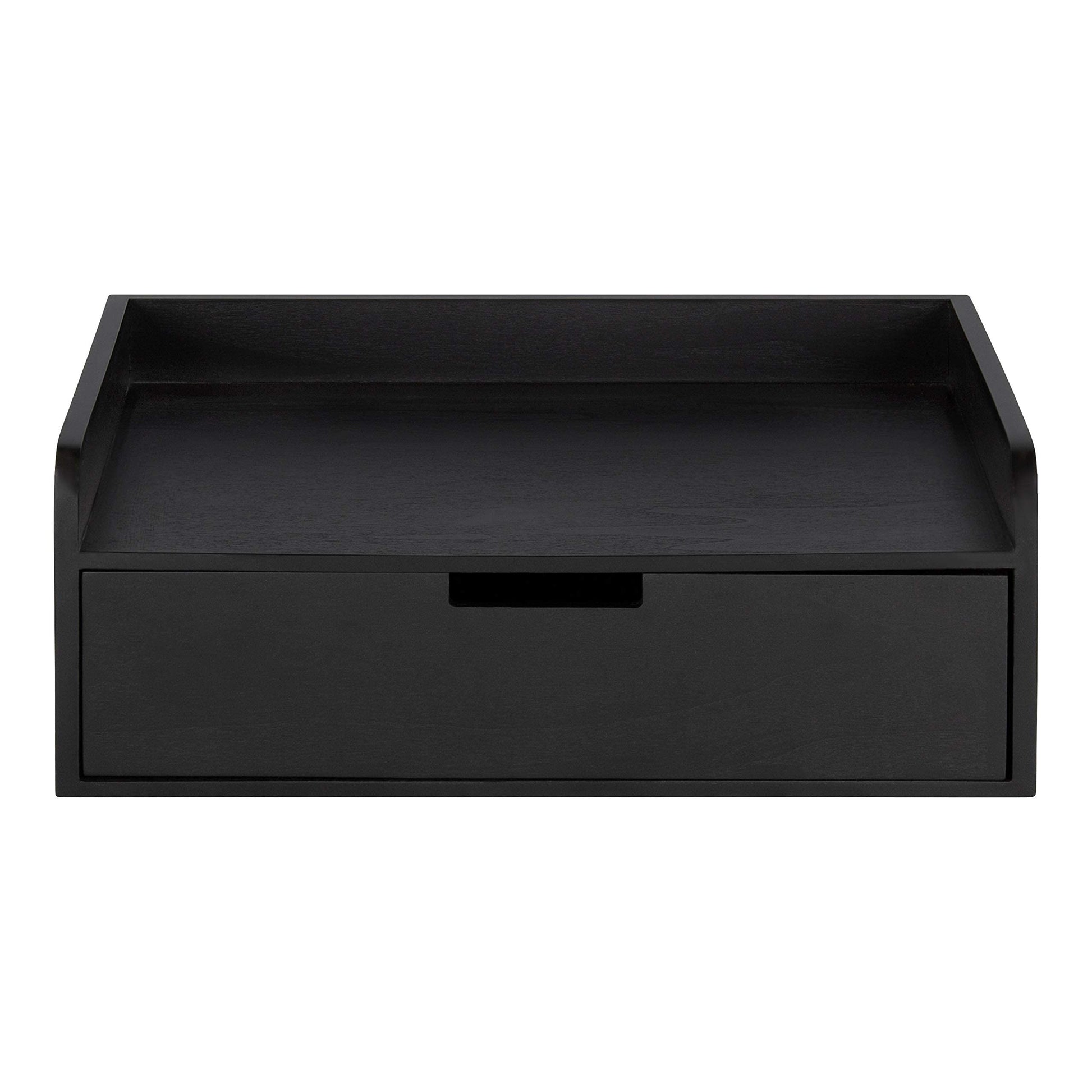 Umark Floating Wall Shelf Side Table with Drawer - Bedside