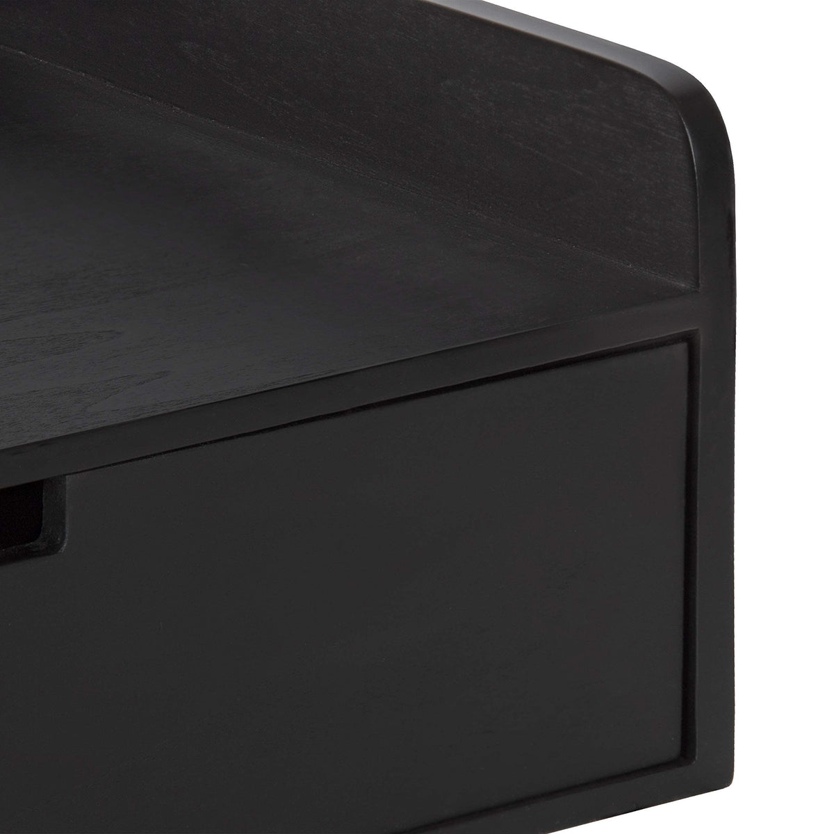 Umark Modern Floating Wall Shelf Side Table with Drawer, Wall Mounted