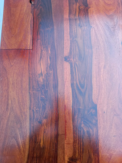 Umark Sheesham Wood Study Table with 2 Drawers & Open Storage