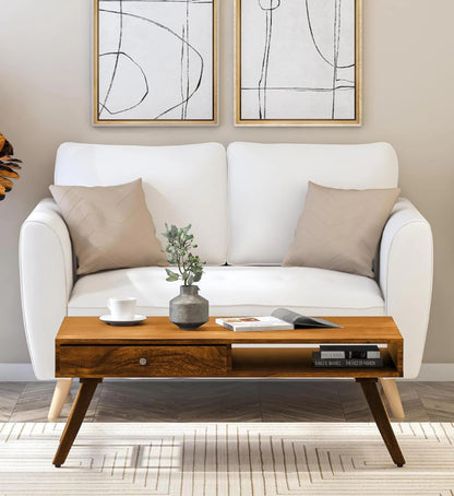 Solid wood center Table For living room, Guestroom and outdoor in walnut finish