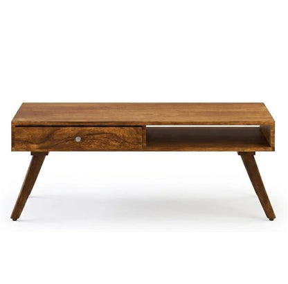 Solid wood center Table For living room, Guestroom and outdoor in walnut finish